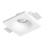 Aro downlight empotrable cuadrado de Escayola GU10 trimless