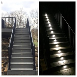 luces LED escaleras