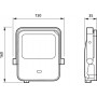 Medidas proyector LED Mini