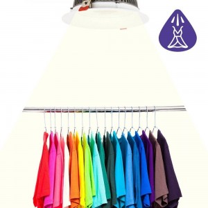 iluminación para tiendas de ropa