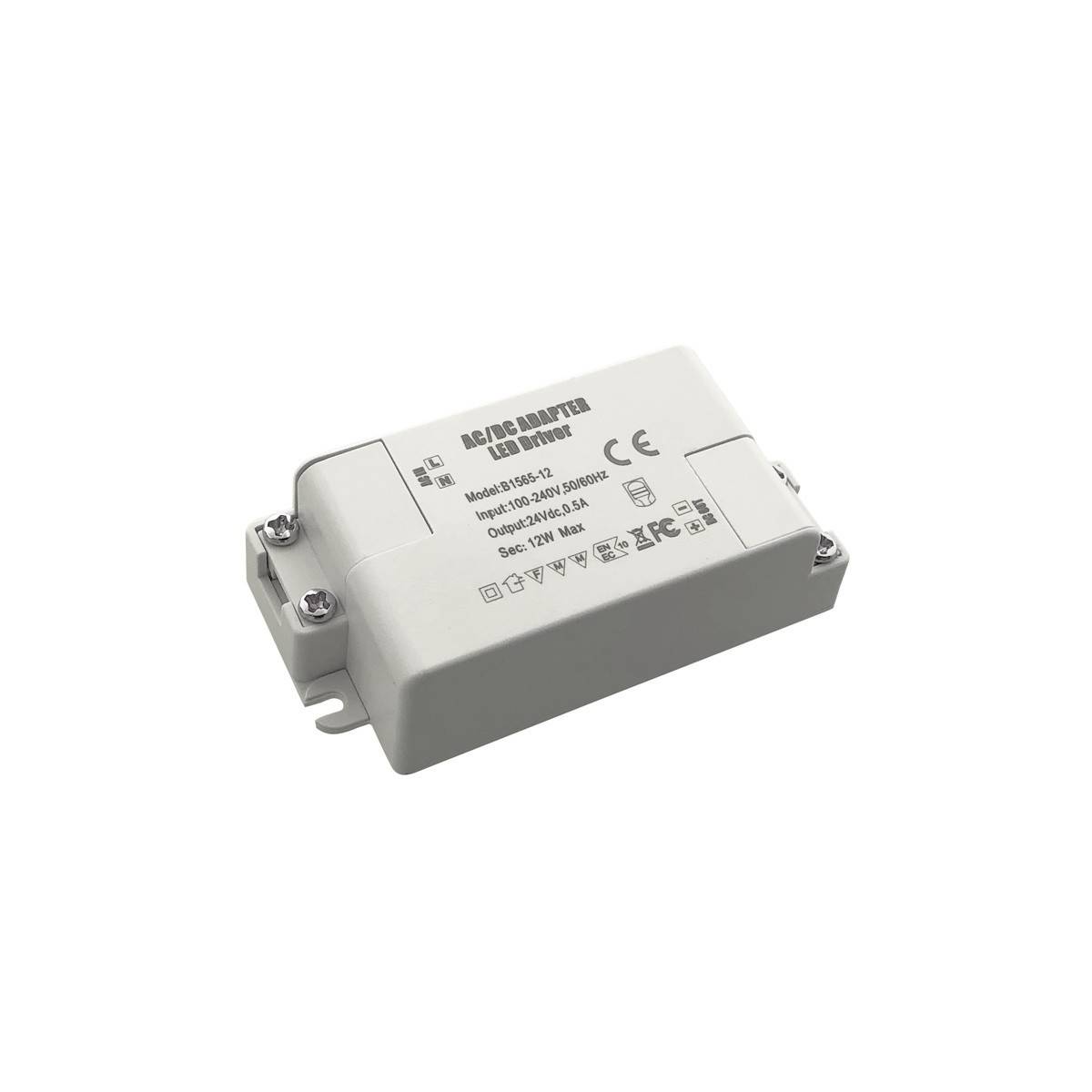 Fuente de alimentación 24V DC 12W 0.5A 100-240V