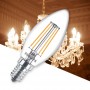 Bombilla vela LED de filamento E14 B35 4.3W | Philips LEDVela Clásica