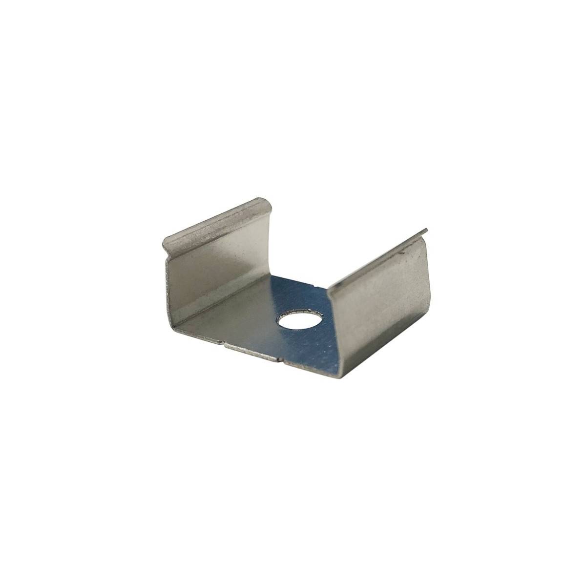 Grapa metálica para sujeción de perfiles 18x12mm (1ud)