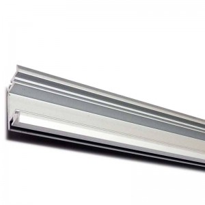 Perfil de aluminio 27x11mm para empotrar en suelo impermeable (Barra 2ml)