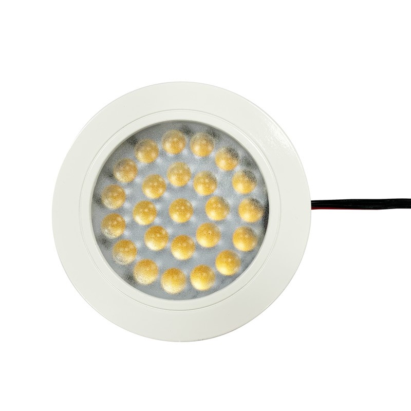 Downlight LED bajo mueble 2W empotrable y de superficie