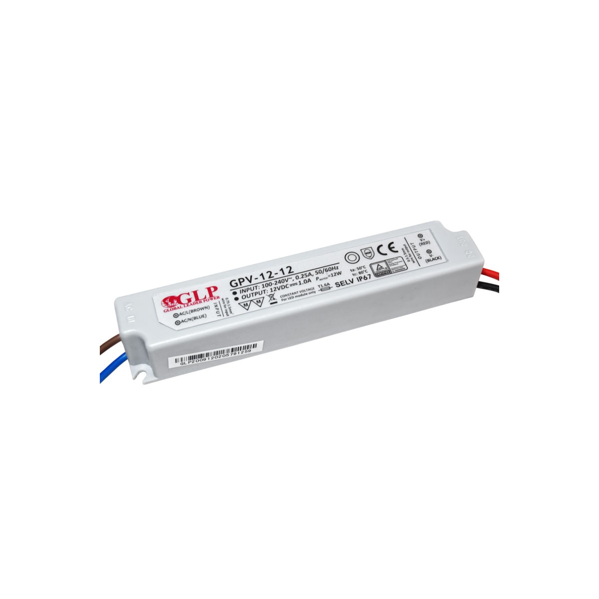 Fuente de alimentación LED de 12W 12V - GLP