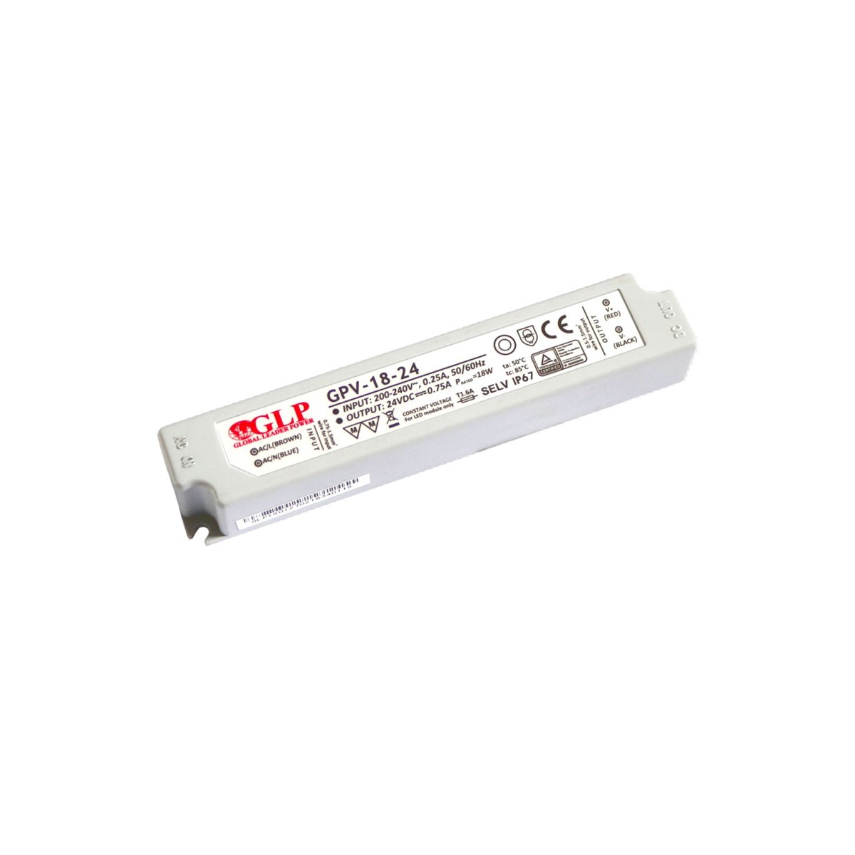 Fuente de alimentación LED de 18W 12V - GLP