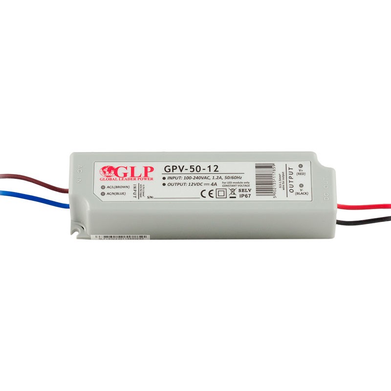 Fuente de alimentación LED de 50W 12V - GLP