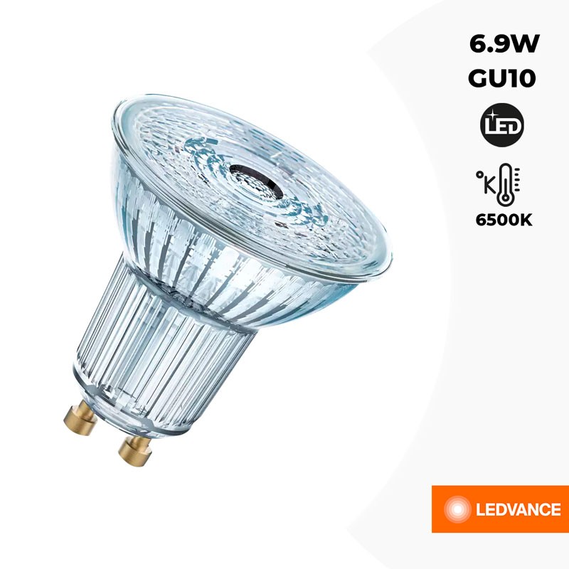 Bombilla LED VALUE PAR16 80 GU10 120º 6,9W 6500K