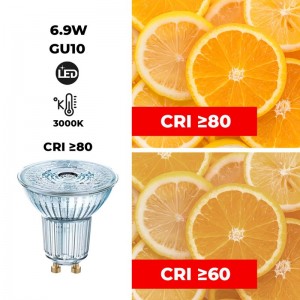 Bombilla LED VALUE PAR16 80 GU10 36º 6,9W 3000K