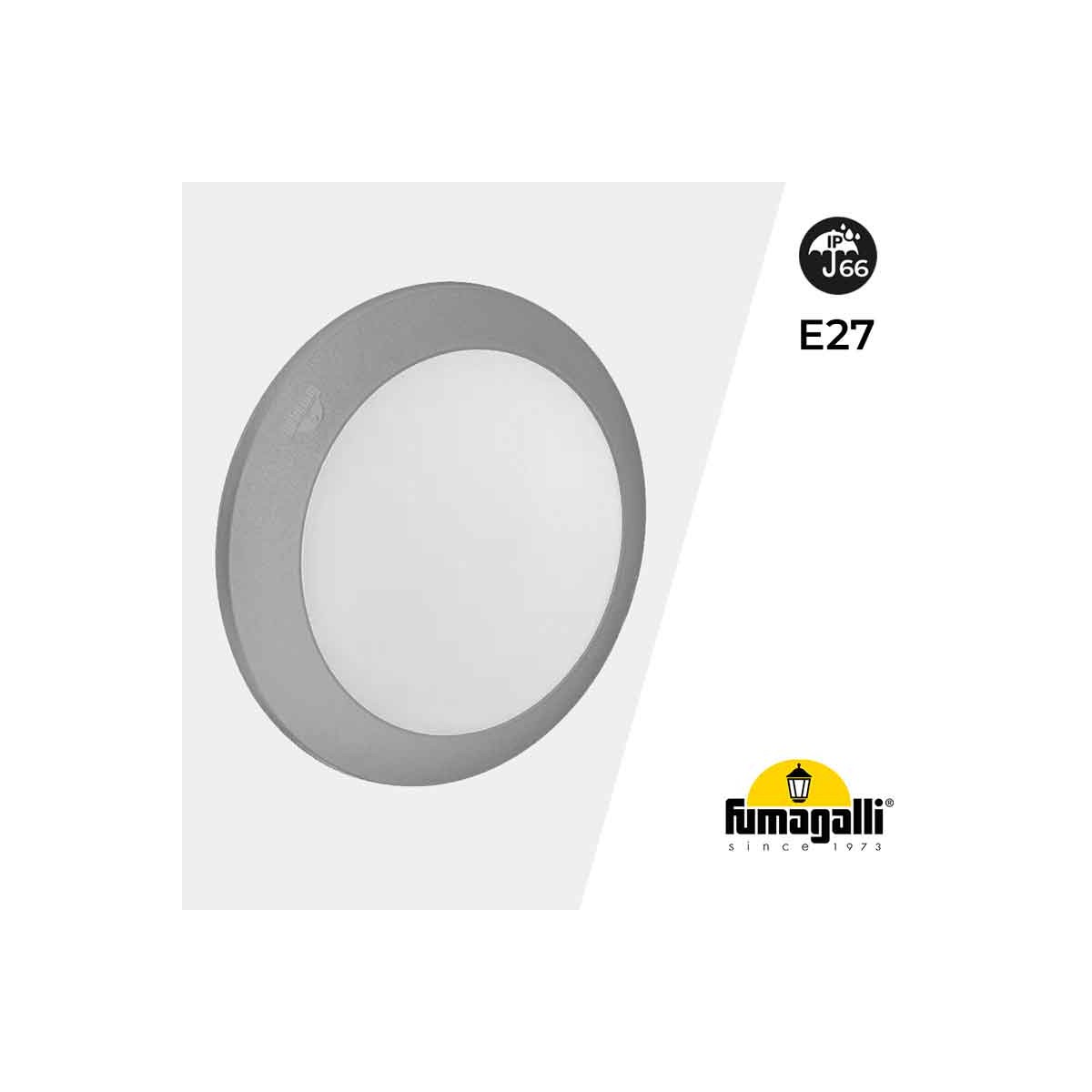 Aplique estanco de pared o techo FUMAGALLI BERTA E27 IP66