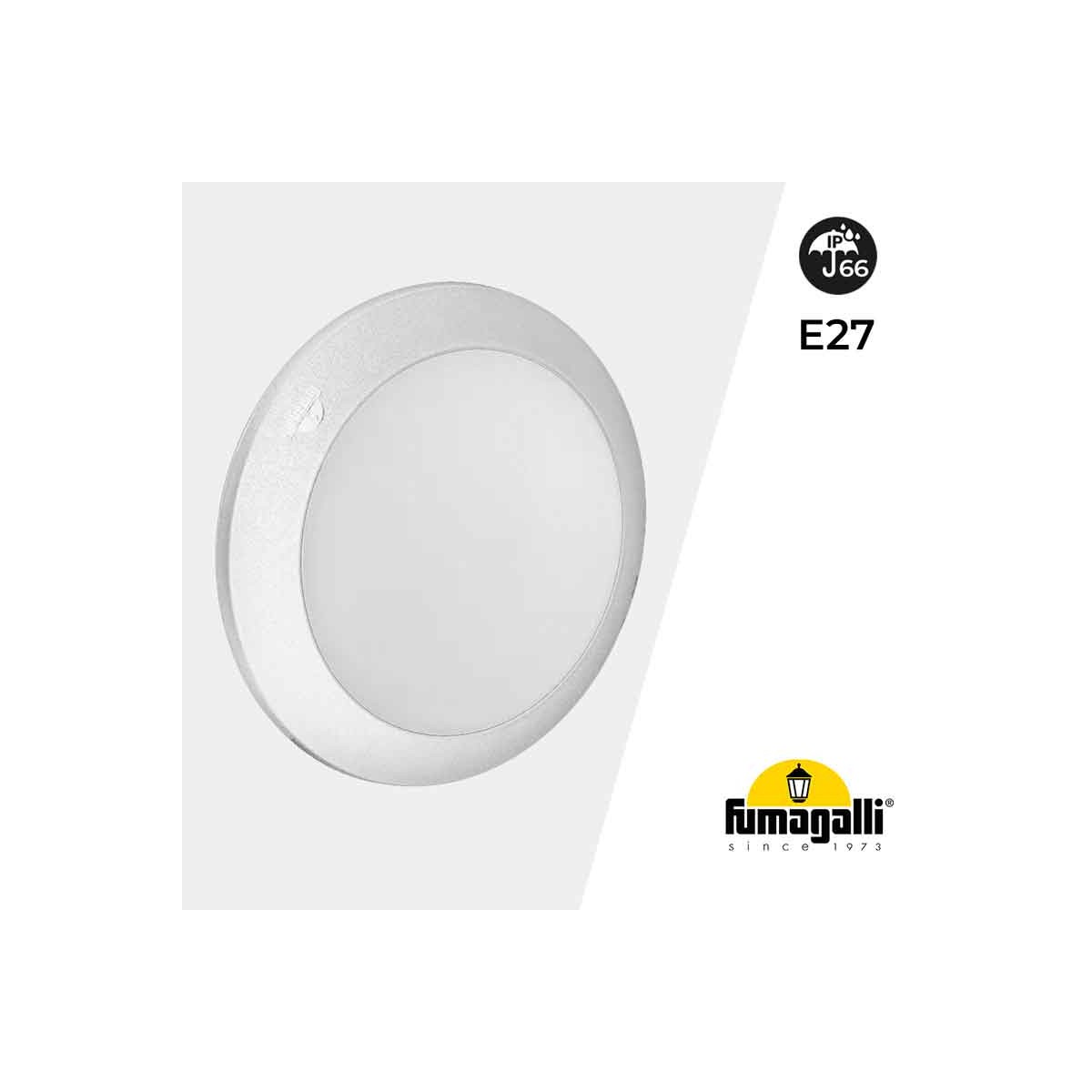 Aplique estanco de pared o techo FUMAGALLI BERTA E27 IP66