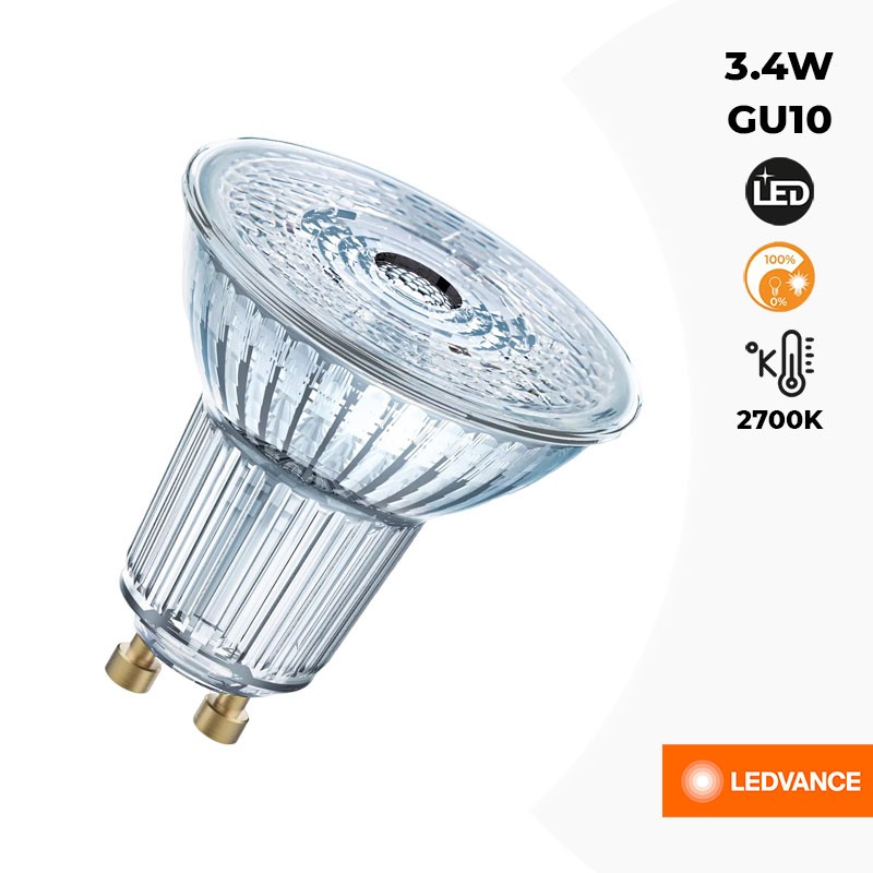 Bombilla PARATHOM PRO PAR16 35 GU10 36º 3,4W 2700K