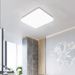 Plafón LED Estanco Cuadrado Blanco 24W de superficie 2640LM IP54