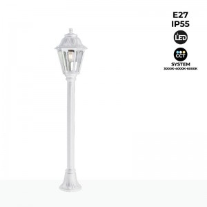 Farol bolardo LED FUMAGALLI MIZAR/ANNA 110cm 6W E27 IP55