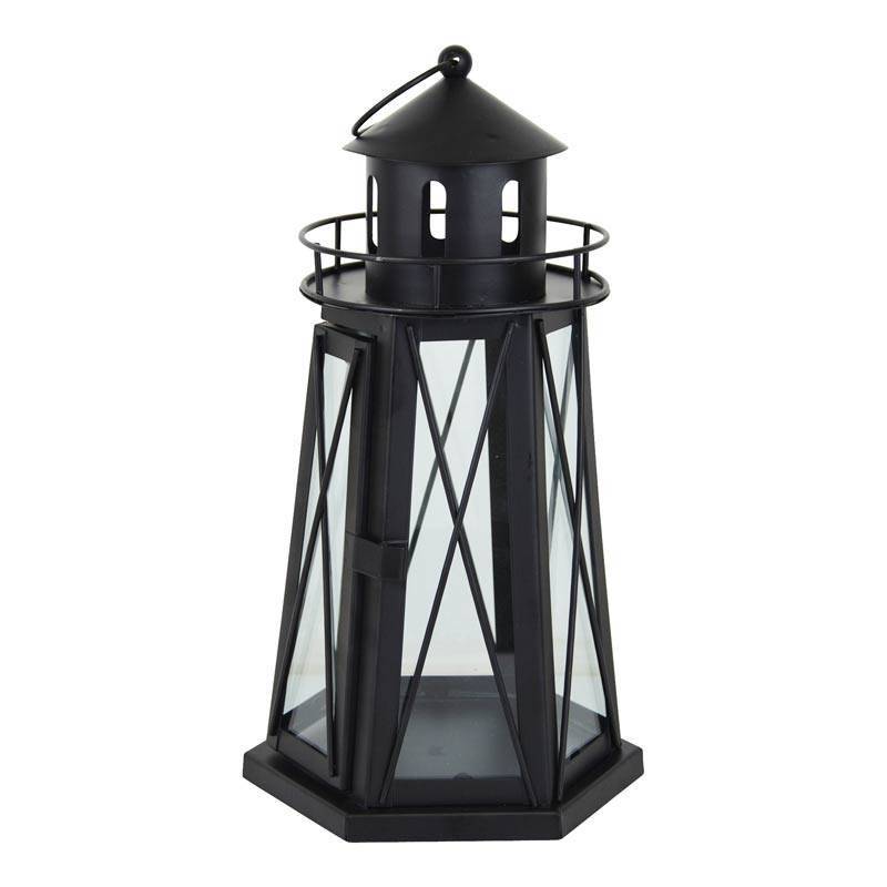 Farol portavelas decorativo Kass