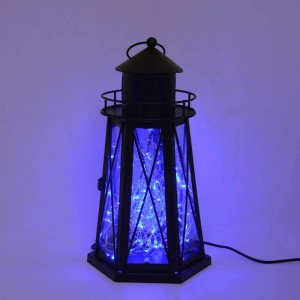 Farol portavelas decorativo Kass