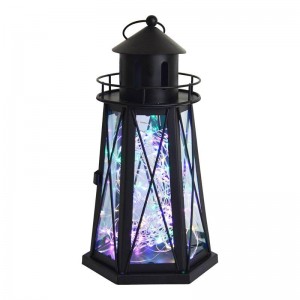 Farol portavelas decorativo Kass