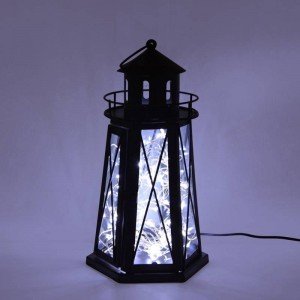 Farol portavelas decorativo Kass