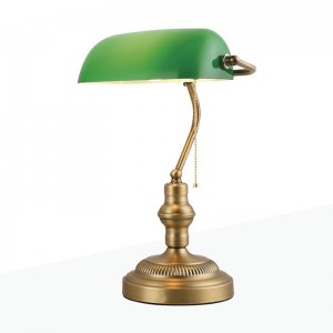 Lámpara de mesa y escritorio BANQUERO vintage E27