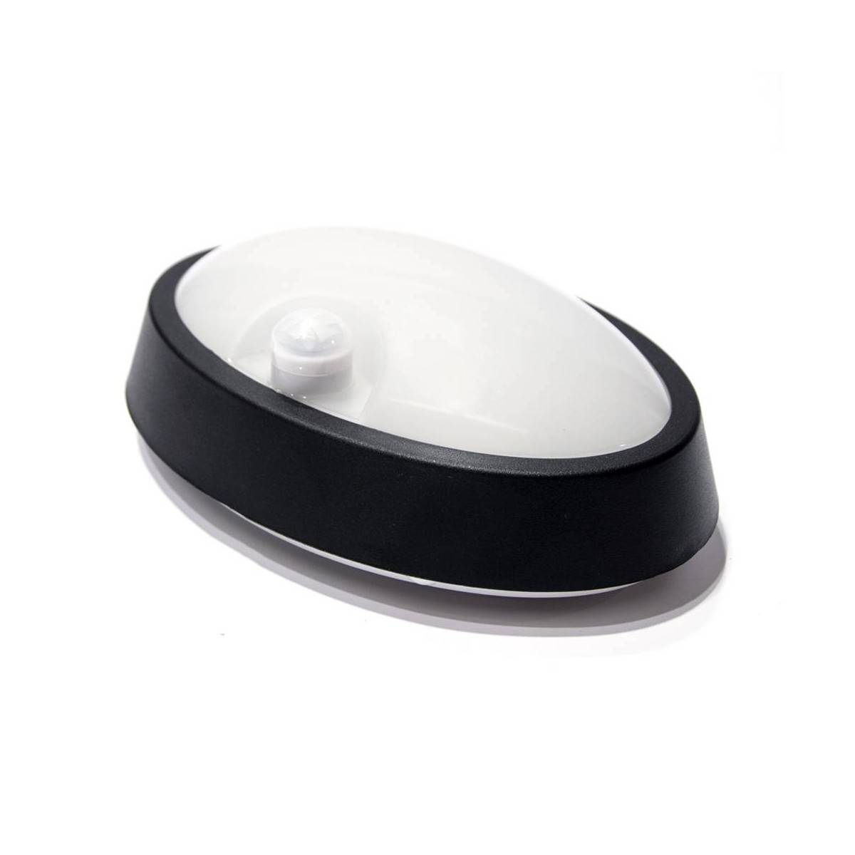 APLIQUE DE SUPERFICIE OVAL 6W IP64 CON SENSOR PIR 4000K