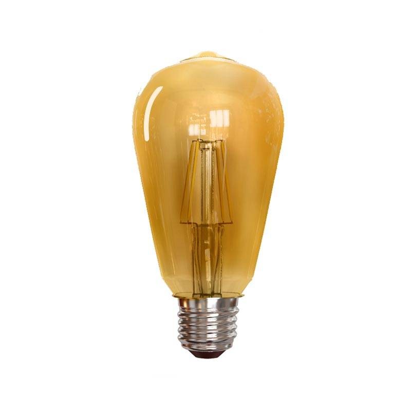 Bombilla LED de Filamento Vintage Edison ST64 4W gold