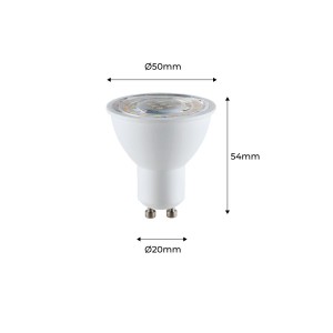 Bombilla inteligente LED WIFI GU10 - RGBW + CCT - 5W