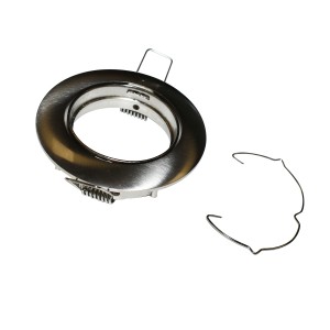 Aro downlight empotrable circular basculante para bombilla GU10 / GU5.3