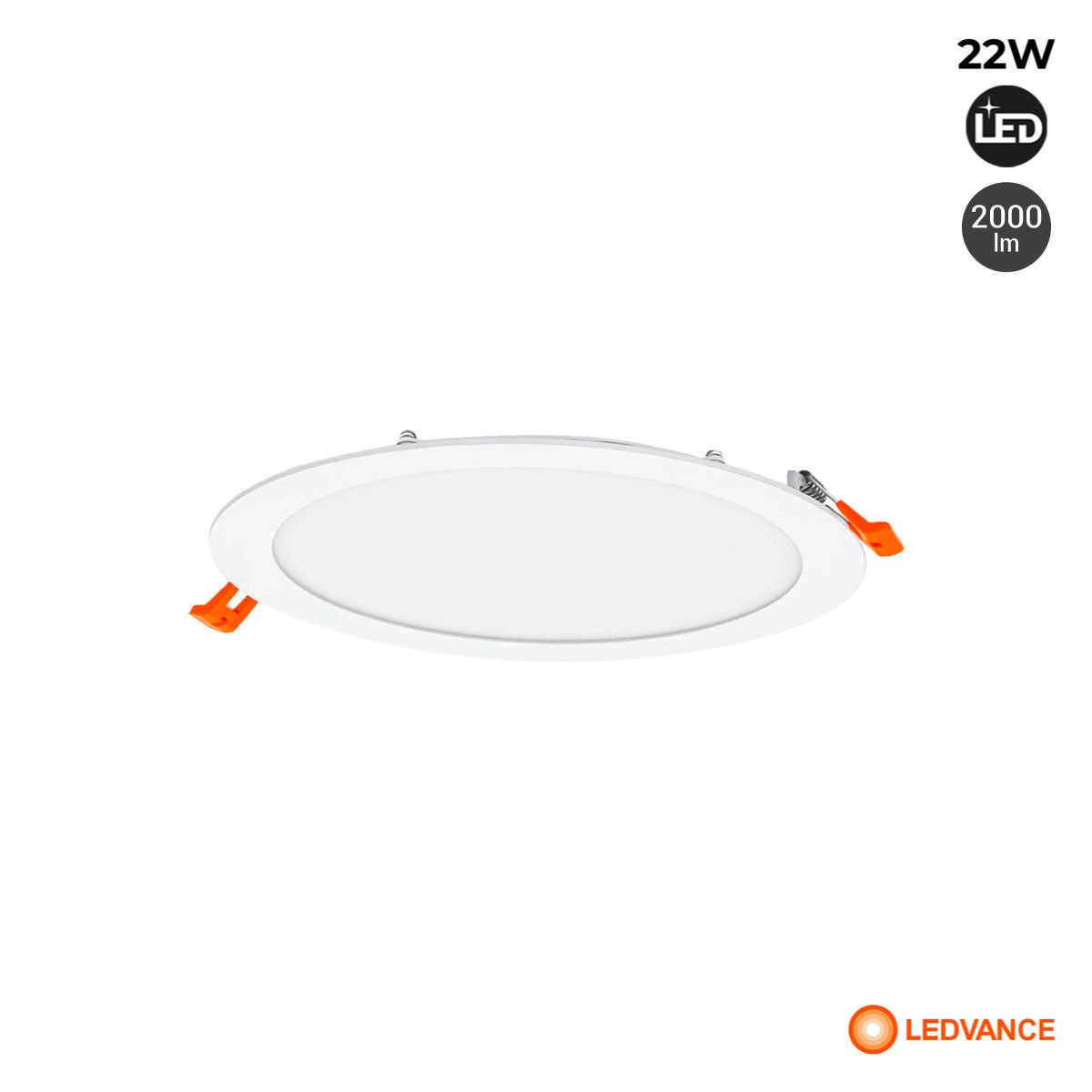 Downlight LED LEDVANCE Slim - Gama ESSENTIAL -22W - 6500K - Corte Ø 200mm