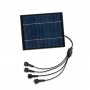 Panel solar con cables