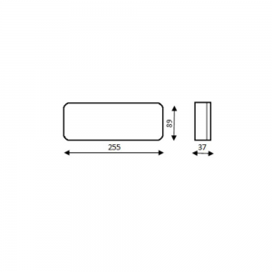 Luz de emergencia LED 500LM 1 hora de autonomía IP44