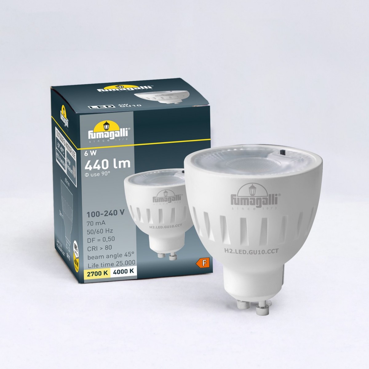 BOMBILLA LED GU10 6W CCT - 2700/4000K