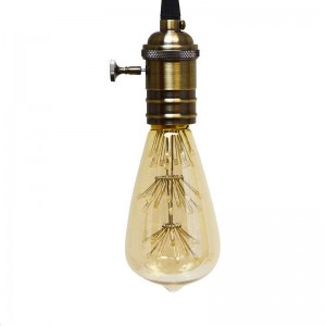 Bombilla LED Edison ST64 firework Gold