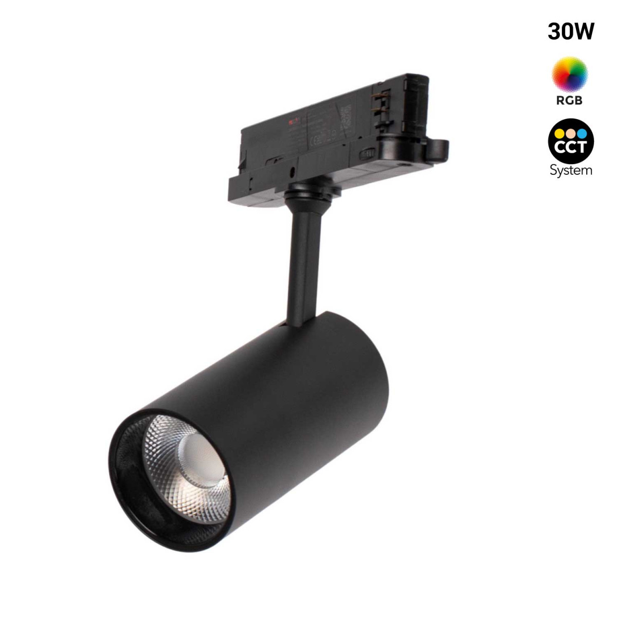 Foco carril trifásico LED RGB + CCT - 30W - Mi Light