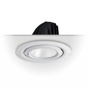 Rundes LED-Einbaudownlight 48W, schwenkbar 48W