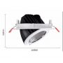 Rundes LED-Einbaudownlight 48W, schwenkbar 48W