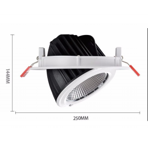 Rundes LED-Einbaudownlight 48W, schwenkbar 48W