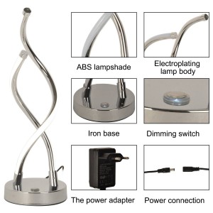 LED-Tischleuchte "HELIX-T" 8W