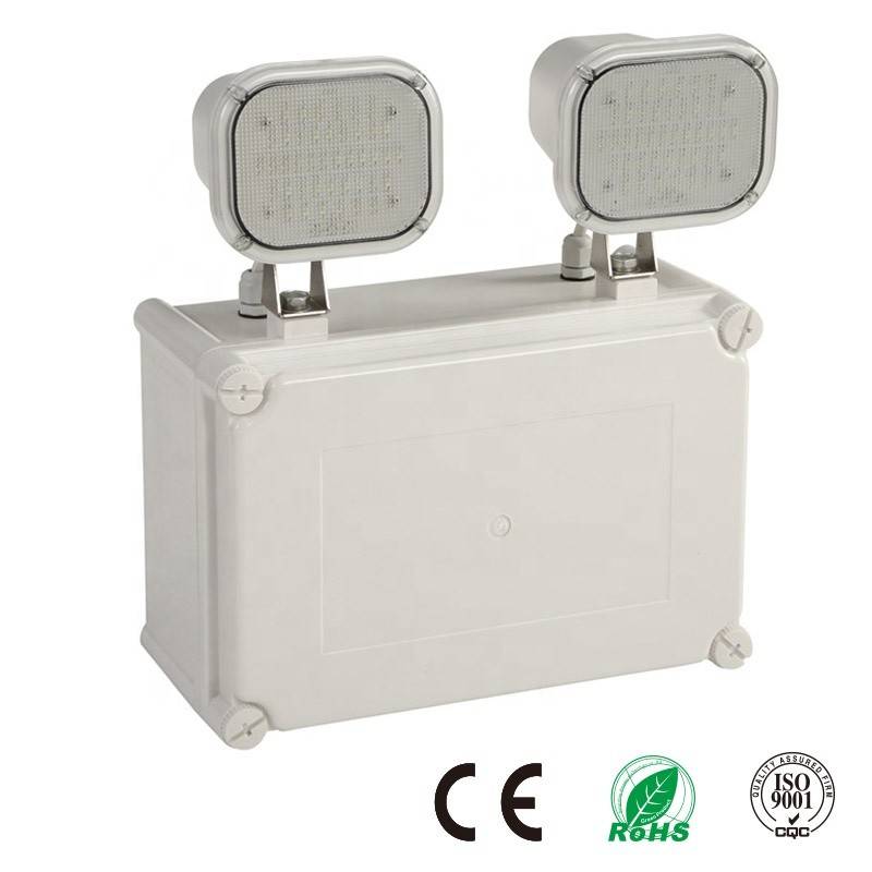 Industrielle LED-Notleuchte Double 2x6W IP65