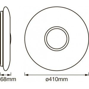 LED-Deckenleuchte 410mm