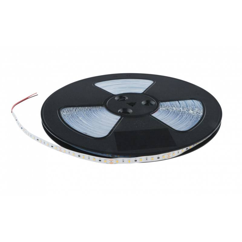 LED-Streifen 24V DC - 9W/m - einfarbig - 10 mm - IP20 - 50 Meter lang - 60 LEDs/m - Schnittstelle 10 cm