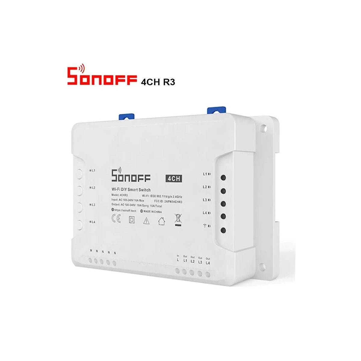 SONOFF 4CH 4 Kanal 10A WiFi Schalter für Smart Home