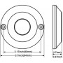 Abmessungen LED-Leuchten