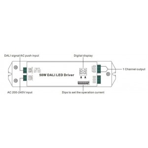 Dali LED-Treiber 50W Dimmbar DC