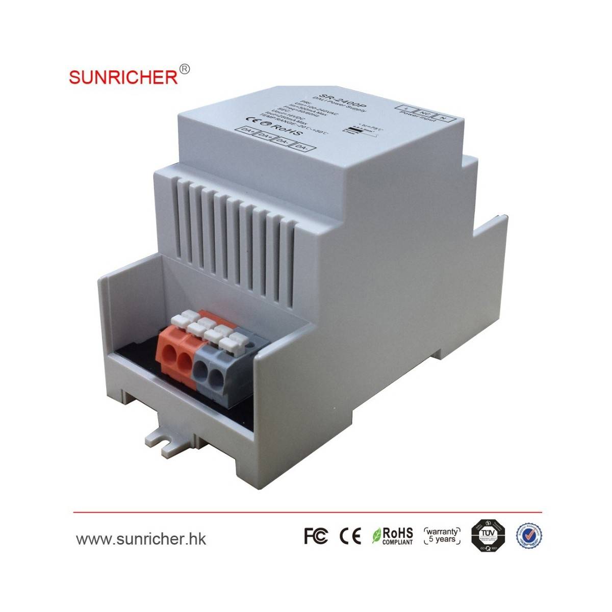 Sunricher Steuergerät für DALI 16V-DC 100-240V/AC 250mA