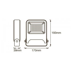 Abmessungen LED-Strahler 30W