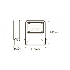 LED-Außenstrahler 50W 2700LM IP65 | ENDURA LEDVANCE