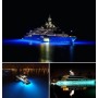 RGB-LED-Einbauleuchte für Ablassschraube in Booten 27W 12V Edelstahl 316L