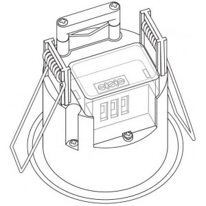 Einbau PIR-Bewegungsmelder 360º IP20