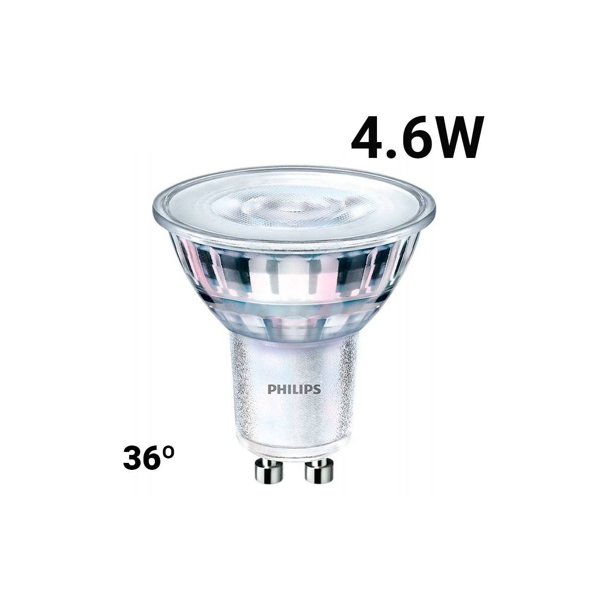LED-Glühbirne GU10 4.6W 36º 390lm - Corepro LEDspot Philips